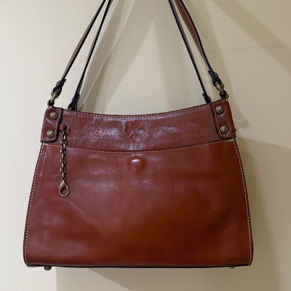 Patricia Nash Total Rich Brown Leather Shoulder Bag Women’s purse Handbag - Picture 3 of 16
